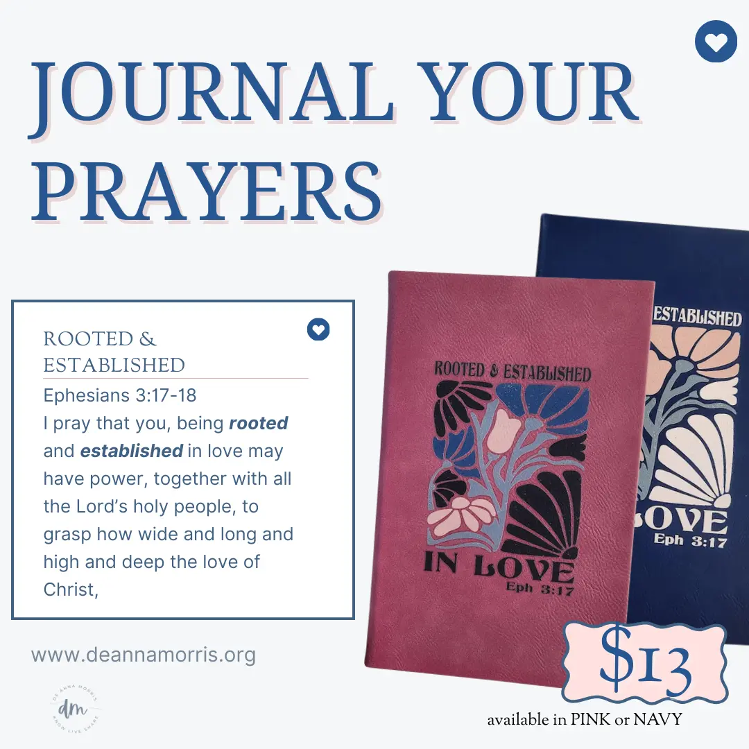 Rooted & established prayer journal
