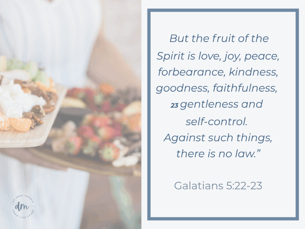 The fruit of the Spirit
