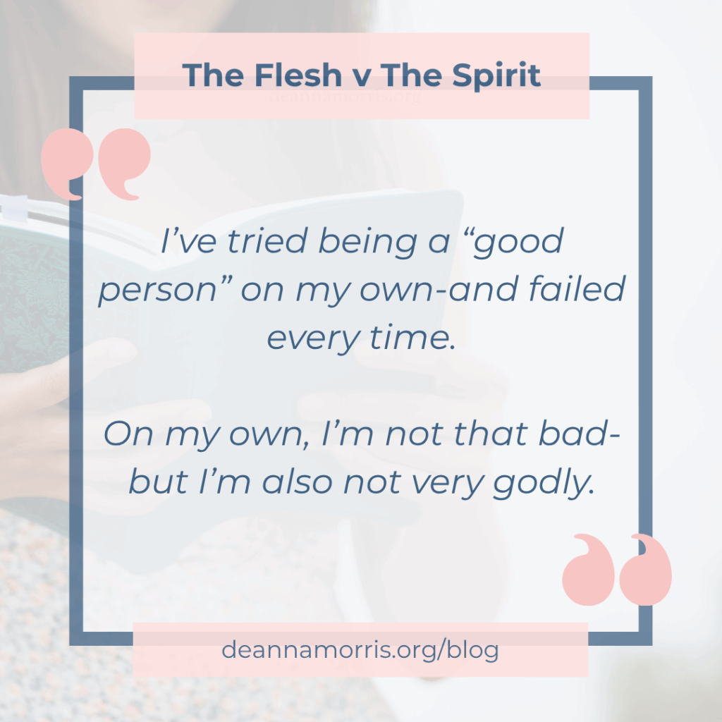 the flesh v the spirit