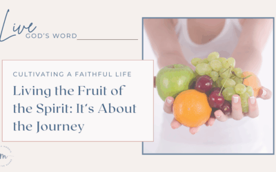Living the Fruit of the Spirit: It’s About the Journey