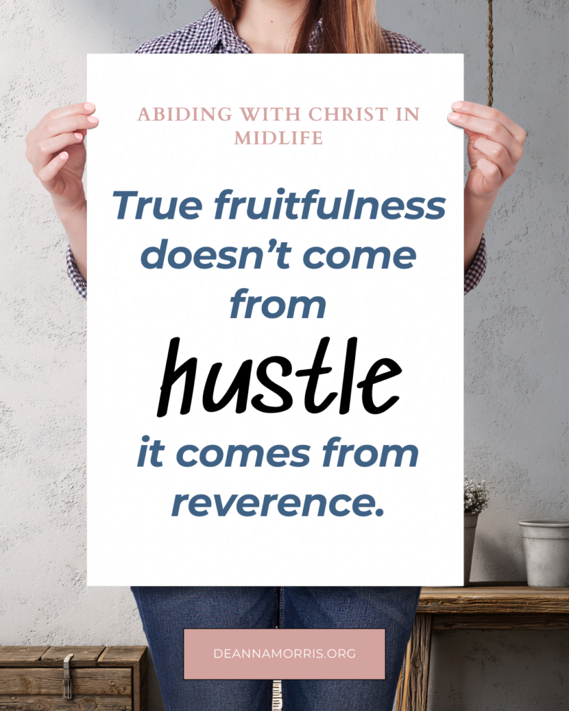 true faithfulness doesn't come from hustle