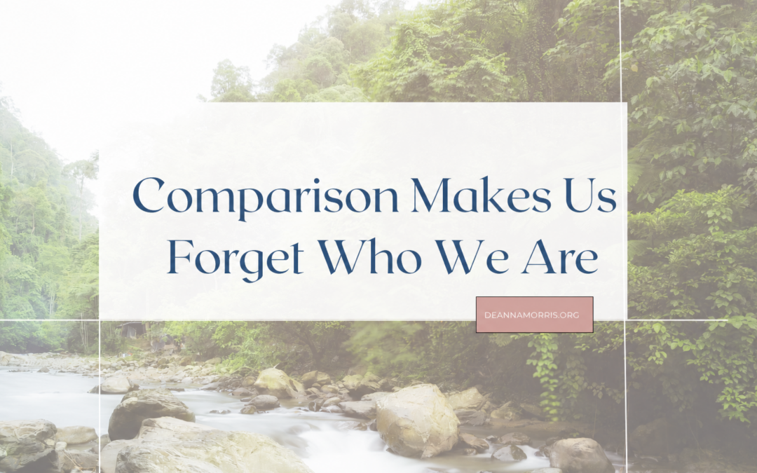 Comparison Makes Us Forget Who We Are